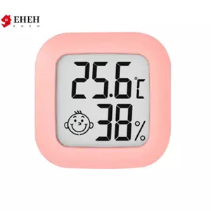 Nhiệt kế trong nhà Mini LCD Máy đo độ ẩm kỹ thuật số Nhiệt kế cảm biến VN