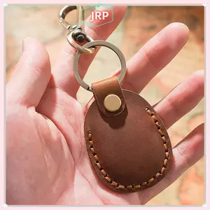 JRP Thích Hợp Cho AirTag Da Móc Khóa CaseAirtag Định Vị PU Hộp Đựng Thẻ Truy Cập JRP