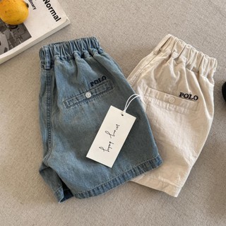 Quần Short Denim Chất Lượng Cao Mùa Hè 2025 Phong Cách Mới Phù Hợp Với Quần Short Bé Năm Điểm