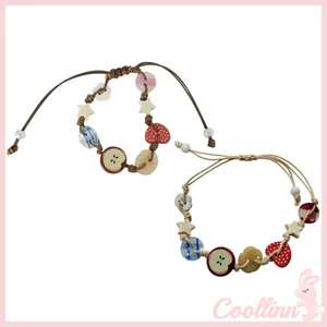 Vòng tay táo handmade từ nhựa chắc chắn cho thanh thiếu niên, thêm nét quyến rũ thanh lịch mỗi ngày