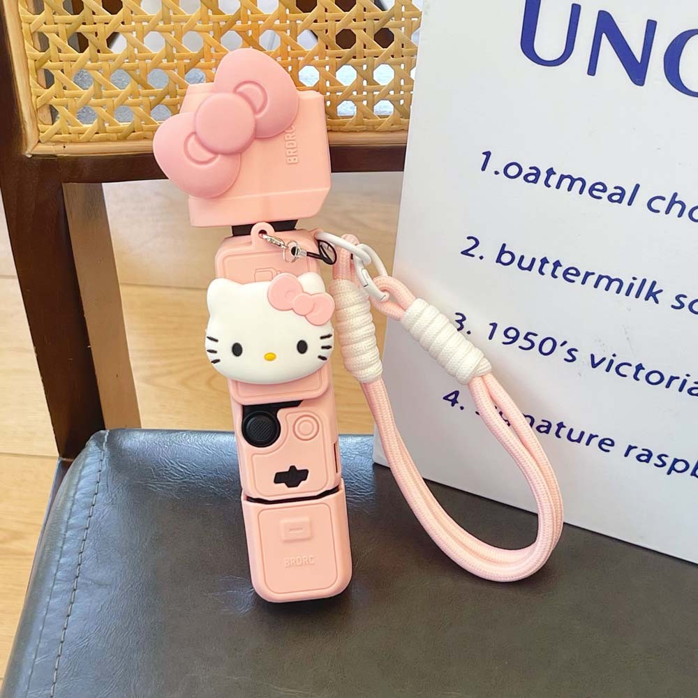 Vỏ bảo vệ silicon hoạt hình hello kitty dễ thương DJI Pocket 3