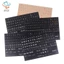 120 Phím Nhãn dán bàn phím chống nước tiêu chuẩn mờ Bảng chữ cái VN