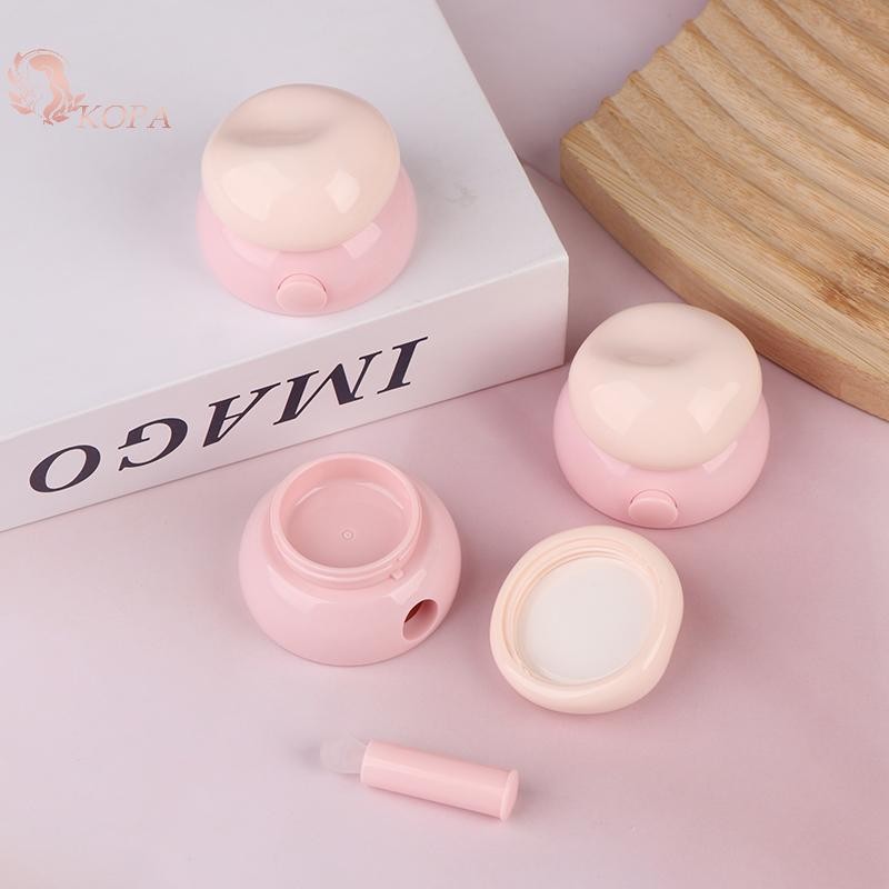 KOPA 3.5g Mỹ Phẩm Rỗng Lọ Chậu Trang Điểm Chăm Sóc Da Hộp Kem Mặt Hộp Son Dưỡng Môi Có Thìa Silicon Chai Đổ Lại VN