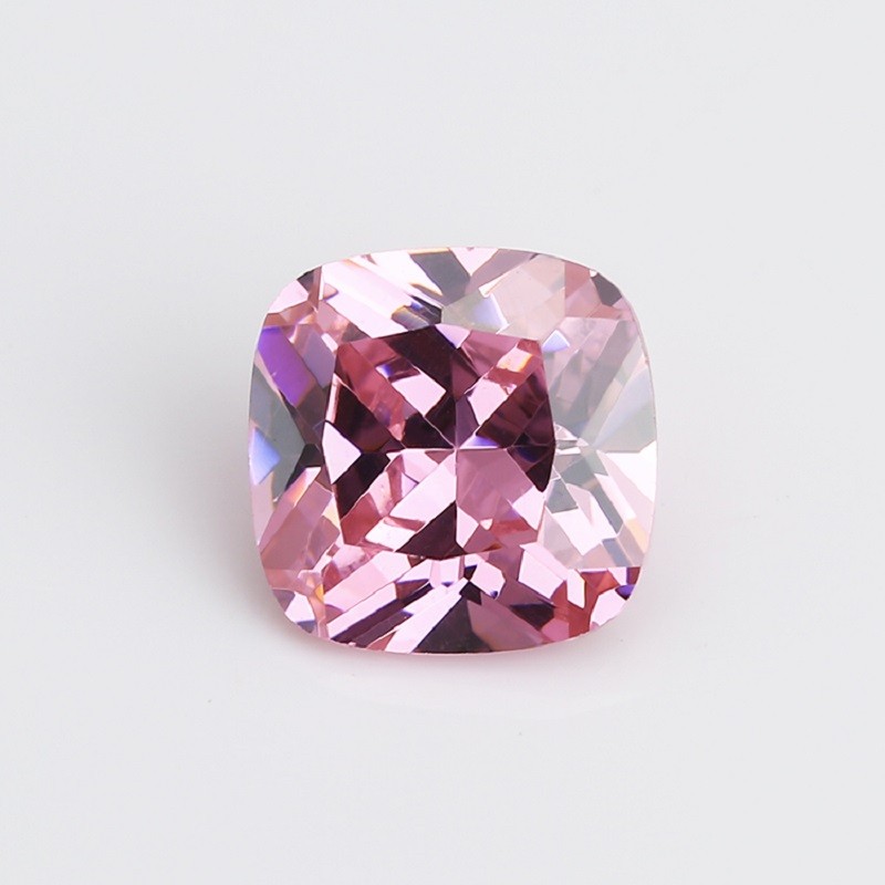 15 Cái / 30 Chiếc 5A Đệm Cắt Hồng Cubic Zirconia 3x3 ~ 10x10mm Rời CZ Đá Quý Tổng Hợp Cho Trang Sức