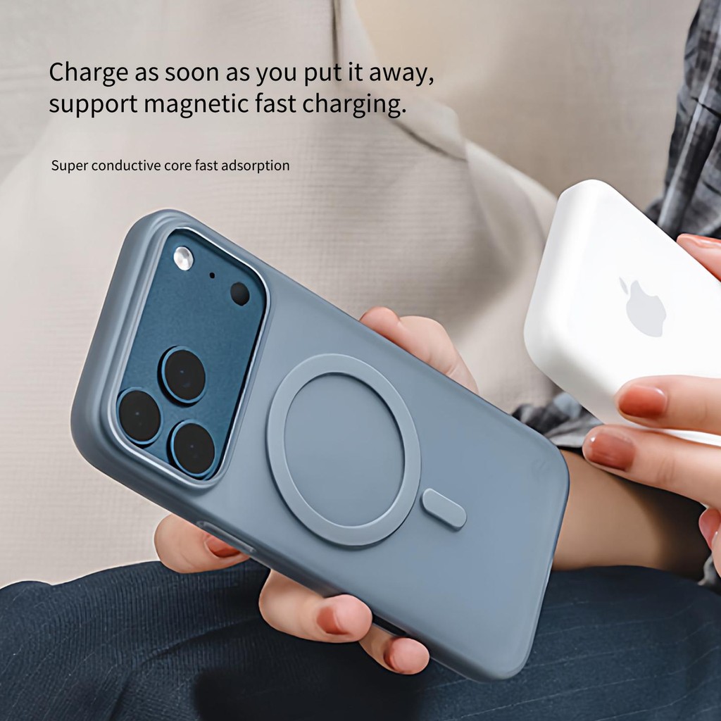 Switcheasy iPhone 17Pro Ốp điện thoại từ tính 17 Air Ultra-Thin 0.35M Frosted 17 pro max Trong suốt Cảm giác khỏa thân trọn gói