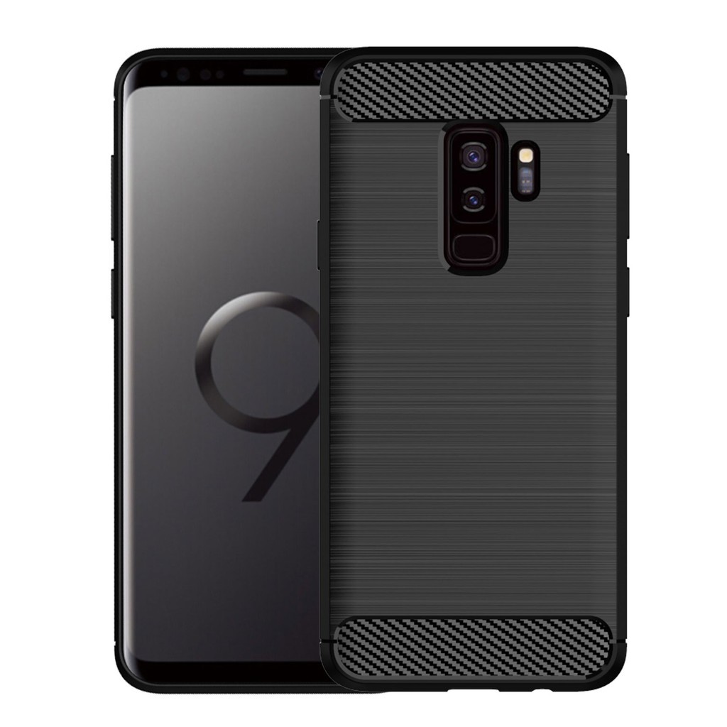 Ốp điện thoại TPU dễ thương Samsung Galaxy S9 Plus Armor Fiber Carbon Soft Silicone Ốp điện thoại Samsung S9Plus