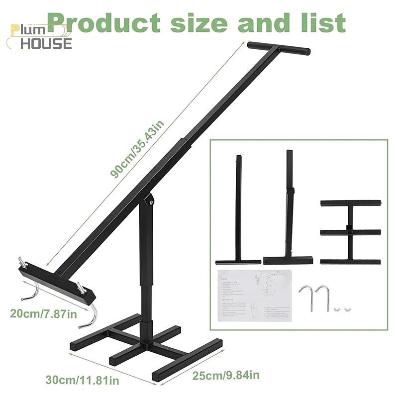 PlumHOUSE Thùng Rác Máy Nén Không Cảm Ứng Thùng Rác Có Thể Compactor Di Động Tái Chế Chất Thải Dụng Cụ Cầm Tay Có Tay Cầm Có Thể Điều Chỉnh Cho Vườn Nhà Bếp VN