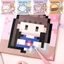 GREAT Perler Hạt Phong Cảnh Dán, Sách Tô Màu Hoạt Hình Pixel, Mini Tự Dính DIY Collage Đậu Dán Scrapbook