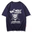 YB1 Thứ Tư Addams Unisex Xu Hướng Thời Trang Mùa Hè Áo Thun Anime Tay Ngắn Top BY1