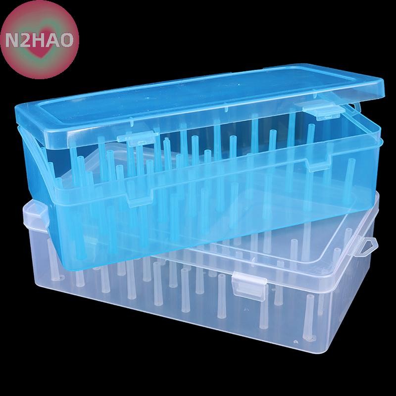 N2HAO 42 Trục Chỉ May Hộp Trong Suốt Dây Kim Sắp Xếp Lưu Trữ Hộp Đựng n