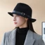 Mũ xô Fedora vải nỉ vành ngắn từ JKDESIGN, phù hợp cho mùa thu