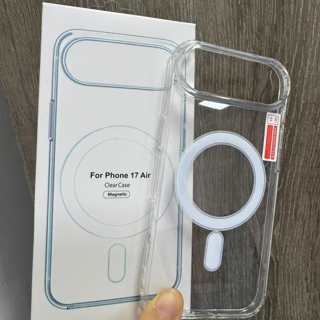 Thích hợp cho iPhone 17, 17 Pro, 17 Air, 17 Pro Max, 16 Pro Max, Ốp điện thoại acrylic trong suốt chống sốc