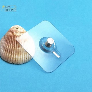 PlumHOUSE 1 Cái Tự Dính Móc Dính Chắc Chắn Móng Tay Móc Poster Liền Mạch Dán Tường Móc Trong Suốt Nhà Bếp Phòng Tắm Vít Giá Đỡ VN