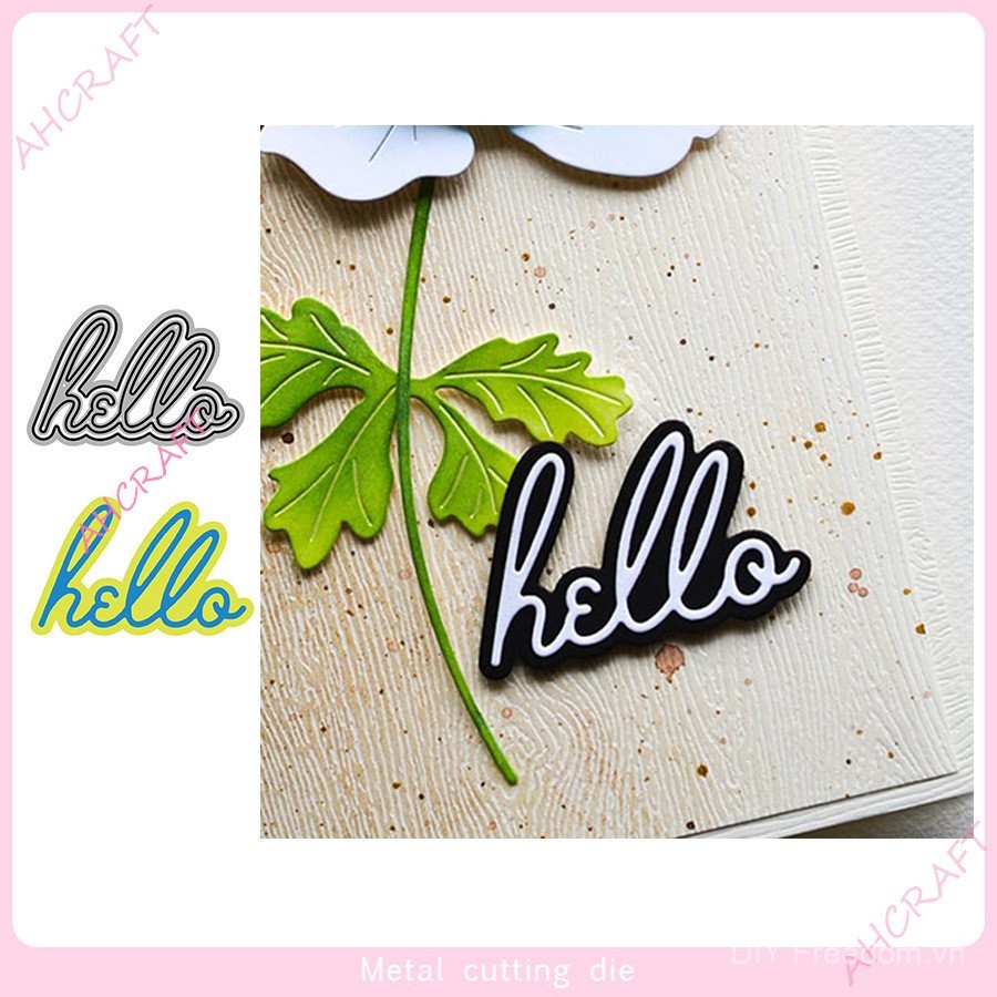 9 Kiểu Tiếng Anh Từ Cắt Kim Loại Khuôn DIY Dập Nổi Khắc Mẫu Thép Carbon Cắt Chết Album Ảnh Thiệp Chúc Mừng Sổ Lưu Niệm Giấy Trang Trí Thủ Công