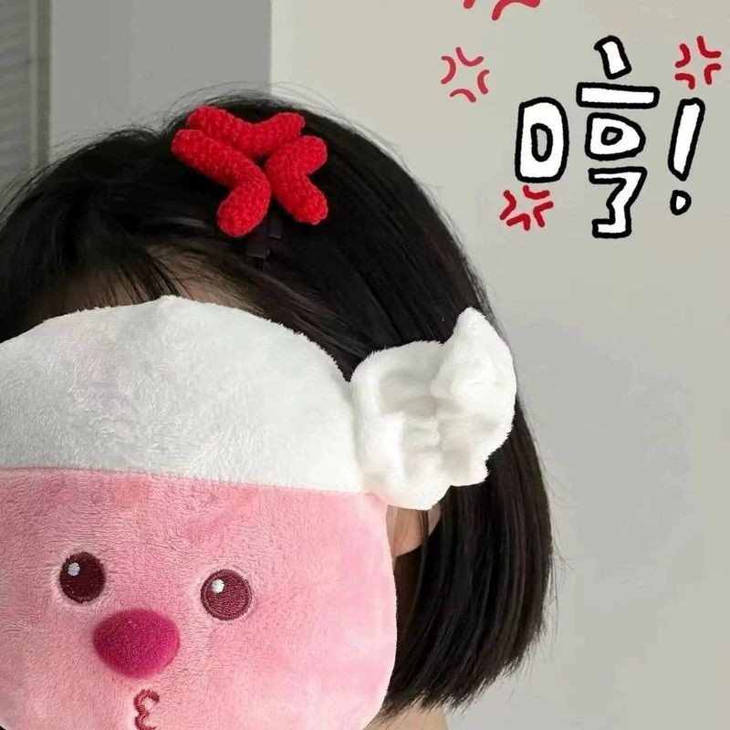 Kẹp tóc sáng tạo tức giận, phù hợp với kiểu tóc giọt nước và mỏ vịt, móc len ngộ nghĩnh
