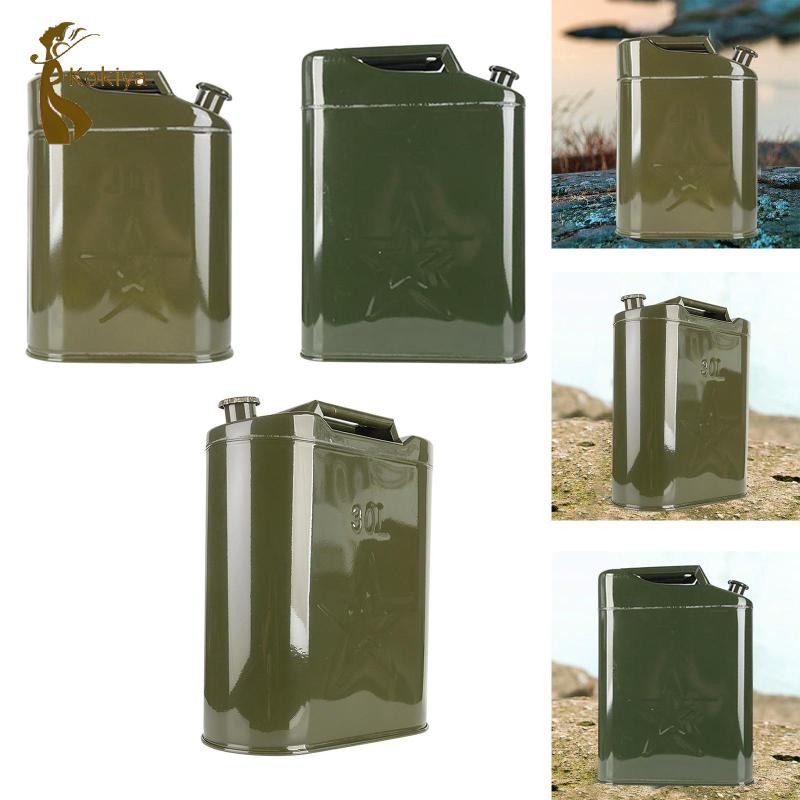Bình xăng Jerry Can Dầu Chất Lỏng Bảo Quản Hộp Đựng Nhiên Liệu Đa Năng Cho Overland Xe Máy Off Road SUV