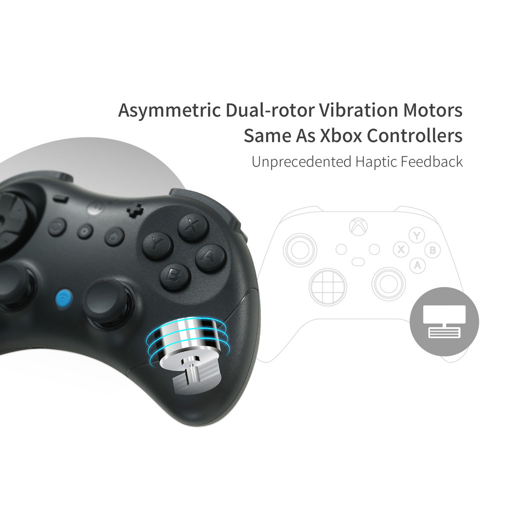 GuliKit NS58 Elves 2 Bộ Điều Khiển Bluetooth Cho NS Switch Switch 2 Windows Android Hỗ Trợ Switch 2 Wake-up
