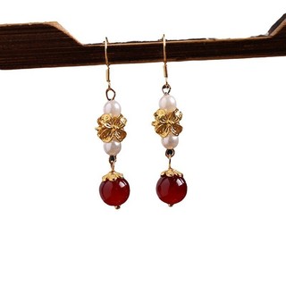 Móc tai retro phong cách Trung Quốc, phù hợp với trang phục Hanfu và sườn xám cổ