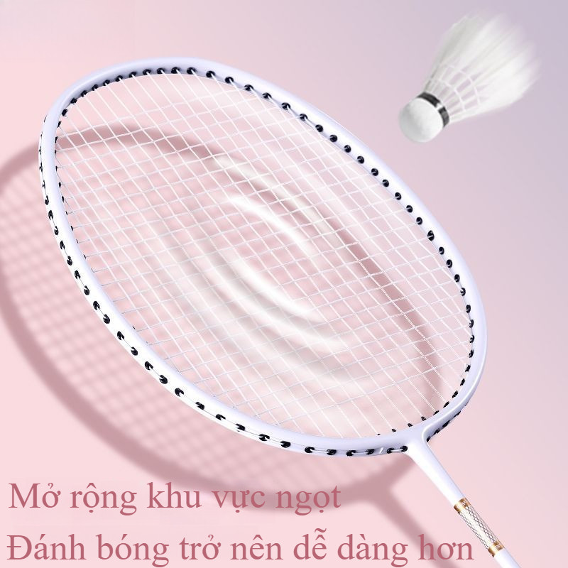Bộ 2 Vợt Cầu Lông Cao Cấp - Khung Nhôm Siêu Nhẹ, Tặng 3 Bóng & Túi, Cho Tập Luyện & Thi Đấu
