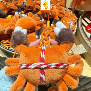 PLUS✨Hàng✨Đồ Chơi Móc Khóa Hình Cua Sang Trọng Dễ Thương, Quà Tặng Bạn Gái, Trẻ Em, Giáng Sinh