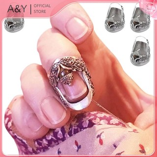 A & Y Mở Móng Tay Acorn Thimble Thimbles Hợp Kim Kẽm Bảo Vệ Ngón Tay DIY May Quilting Dụng Cụ