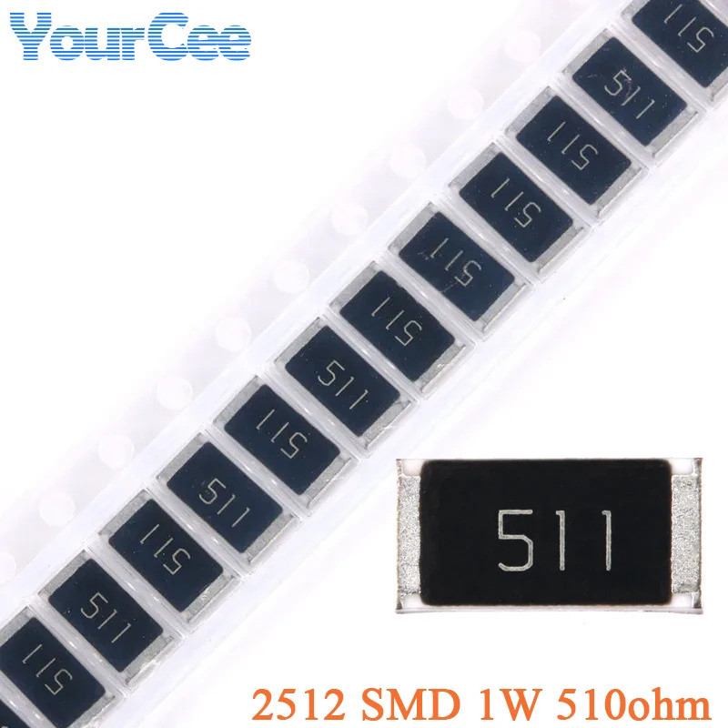 Réseau De Résistances 1/8W 5% - 5 à 9 Broches - Valeurs 510R à 1K Ohm - Neuf