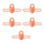 5 Chiếc Mồi Câu Silicon với HOOK và JIG - Phù Hợp cho Cần Câu