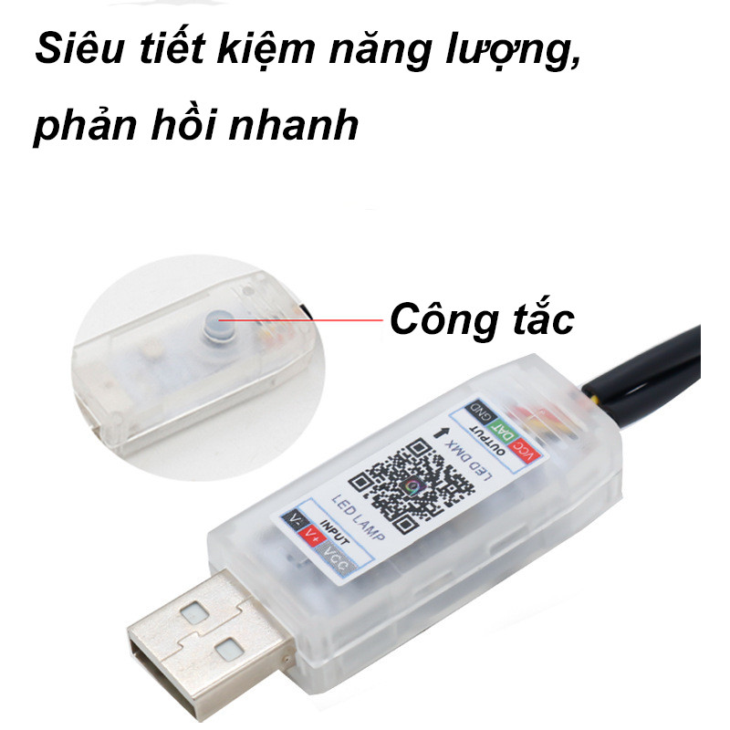 Đèn LED viền nội thất ô tô,Đèn led viền taplo dải Acrylic usb,Vật liệu silicone có thể uốn cong
