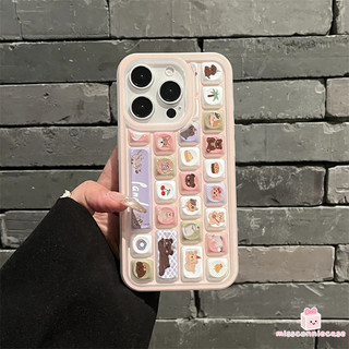 Ốp Lưng Cho Iphone 7Plus 16 14 17 11 12 15 13 Pro Max Air 15 16 8 14 7 6 Plus X XR XS MAX SE 2020 Thời Trang Mèo Con Dễ Thương Bánh Giải Trí 3D Bàn Phím
