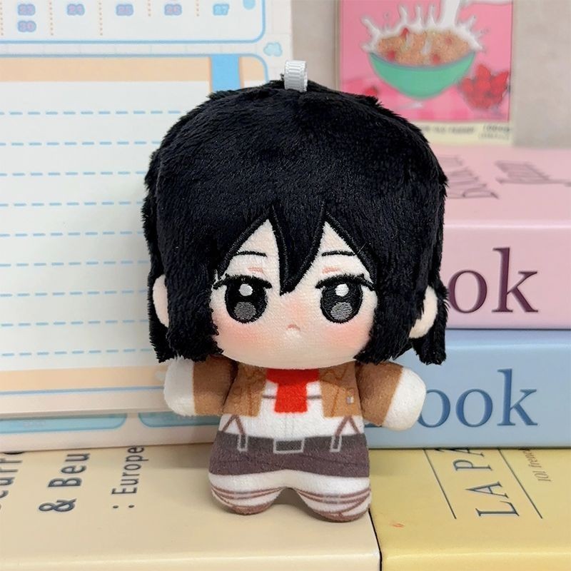 Tấn công Titan Hàng hóa Levi Cotton Búp bê Hanji Mikasa Allen Mặt dây chuyền búp bê Quà tặng sinh nhật
