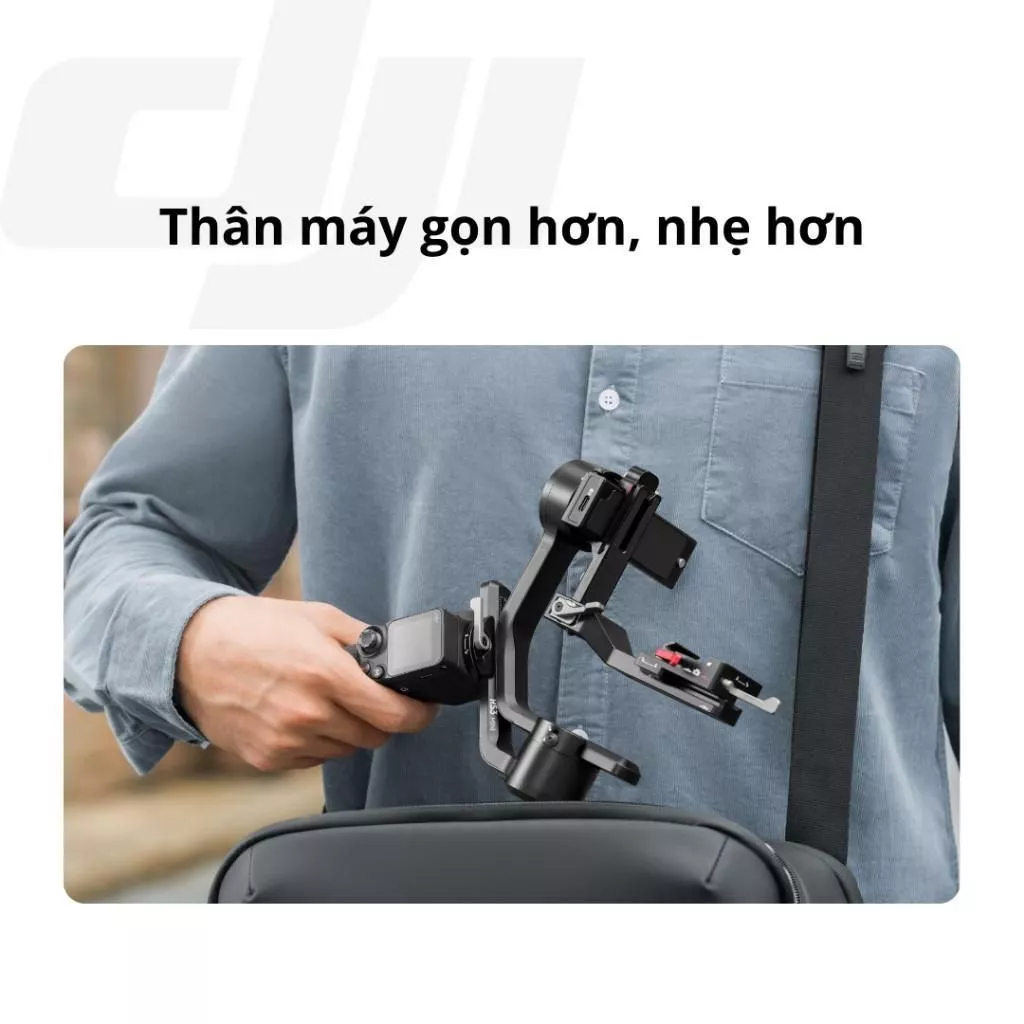 DJI Gimbal RS 3 Mini - Gọn Nhẹ Tải Trọng 2kg, Bảo Hành 12 Tháng, Chính Hãng, Phụ Kiện Fullbox, Hỗ Trợ Nhiều Máy Ảnh