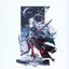 Mingchao Hàng Hóa Feixue Cắt Er 's Snow Blade Chủ Đề Acrylic Đứng Giả Gió Chuông Mặt Dây Chuyền Tự Chế Tặng Bạn Bè
