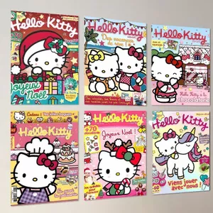 Bộ Poster Hello Kitty 20 Chiếc – Poster Nghệ Thuật Treo Tường Sanrio A4 Dễ Thương Cho Phòng Ngủ Ký Túc Xá Trang Trí Phòng