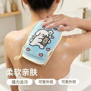 Hoạt Hình Dễ Thương Trẻ Em Nữ Đặc Biệt Chà Tắm Dụng Cụ Tiện Dụng Mềm Mại Bền Không Đau Khổng Lồ Bùn Tắm Hoa Hai Trong Một Hộ Gia Đình 6.15