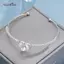 AqToCna Mới Trái Tim Tình Yêu Zircon Vòng Tay Đa Năng Hợp Thời Trang Phụ Kiện Dành Cho Nữ Dự Tiệc Trang Sức Quà Tặng AqToCna