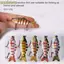 Mồi Bionic, Mắt Sống Động Như Thật Bass Crankbaits 6 Đoạn Mồi Câu Cá, Mini 5 Đoạn Artifici Cứng Nhựa Quay