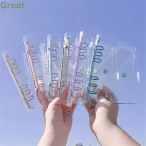 GREAT Binder Pockets Lưu trữ Tệp Đồ dùng học tập PVC Chất kết dính máy tính xách tay