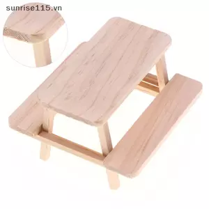 SSVN Nhà Búp Bê Mô Phỏng Thu Nhỏ Bằng Gỗ Mini Một Mảnh Bàn Ghế Đồ Chơi Mô Hình Đồ Chơi Cho Nhà Búp Bê Phụ Kiện Trang Trí.