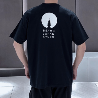 Bán Chất Lượng Cao Nhật Bản Kyoto Phiên Bản Chùa In Cotton Nguyên Chất Áo Thun Nữ Tay Ngắn Unisex Hàng Ngày Thường Ngày Hàng Đầu