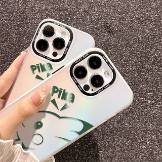 Ốp lưng silicone cao cấp in họa Pikachu đơn giản, bền đẹp được giới trẻ yêu thích Bảo Camera iPhone17/16/15/14/13/12/11