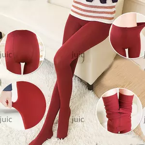 JUIC Quần Full Chân Quần Mùa Đông Hàng Dệt Kim Nhiệt Đầy Đủ Quần Áo Phụ Kiện