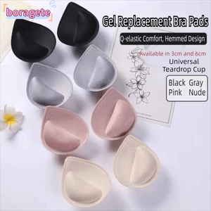 Miếng đệm ngực BORAGETE, Miếng đệm ngực nâng ngực nâng ngực có thể tháo rời, Cốc đựng thêm dày 3 / 6cm bền bỉ dành cho đồ bơi Bikini đệm thân mật