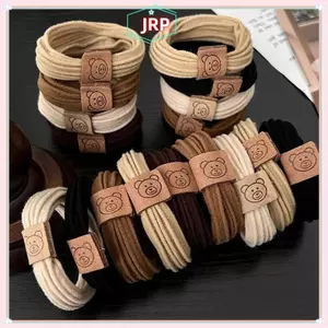 JRP 5 chiếc Dây Buộc Tóc Nữ Co Giãn Cao, Scrunchies Giữ Tóc Đuôi Ngựa, Phụ Kiện Tóc Thời Trang JRP