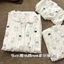 Hot Phong Cách Bộ Đồ Ngủ Ba Mảnh Của Phụ Nữ Ngắn Tay Quần Short Cardigan Ve Áo Mặc Nhà Bộ Đồ Nữ