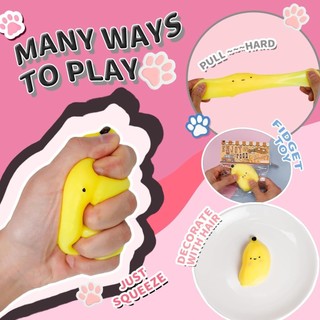 Taba Squishy Chuối Bóp Đồ Chơi - Dễ Thương Giảm Căng Thẳng Fidget Đồ Chơi Cảm Giác Cho Trẻ Em Người Lớn Mềm Thực Phẩm Giả Quà Tặng Sinh Nhật
