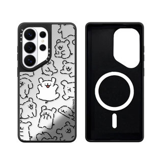 Từ Nàng Tiên Cá Đuôi Dòng Gương Chó Cứng Phone Case Cho Samsung Galaxy S26 25 24 23 UItra S26 25 24 23 Plus Vỏ Bảo Vệ Chống Sốc