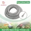 Dây cắt cỏ PWSEND, Dây cắt cọ dây Nylon và thép 5m / 10m / 15m * 2.4mm / 2.7mm / 3mm, Cuộn cuộn linh hoạt chống mài mòn Dây cắt cỏ hình tròn