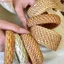 Vòng tay dệt mây MOCOVED, Vòng tay phong cách dân tộc cổ điển đơn giản, Trang sức tay cổ điển sáng tạo Hình tổ chim Vòng tay bện Bohemian Kỳ nghỉ