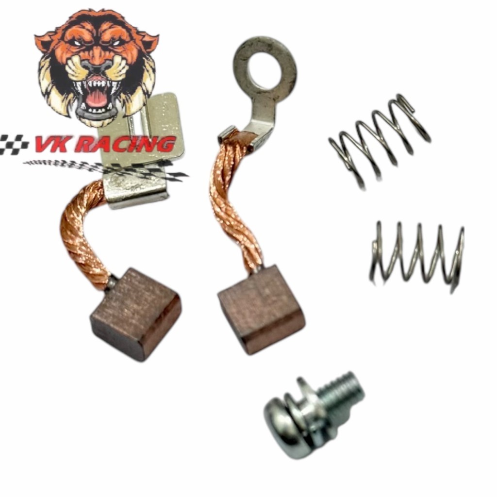 Chổi than đề loại tốt Ya sirius cơ - si fi - jupiter cơ - ju fi - exciter135 - ex150 - nouvo 4-5-6
