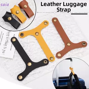 Khóa dây đeo hành lý SAIA, Khóa dây đeo vali có thể điều chỉnh PU, Quà tặng sáng tạo Tay cầm vali có thể tái sử dụng Túi xách Túi treo cố định Dây đeo thiền và năng lượng
